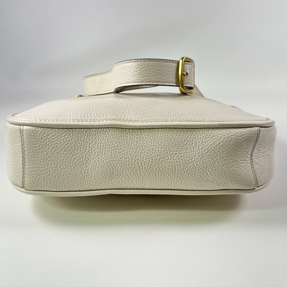 NEW Women’s Coach Chaise Pebble Leather Crossbody Cream - Picture 8 of 13